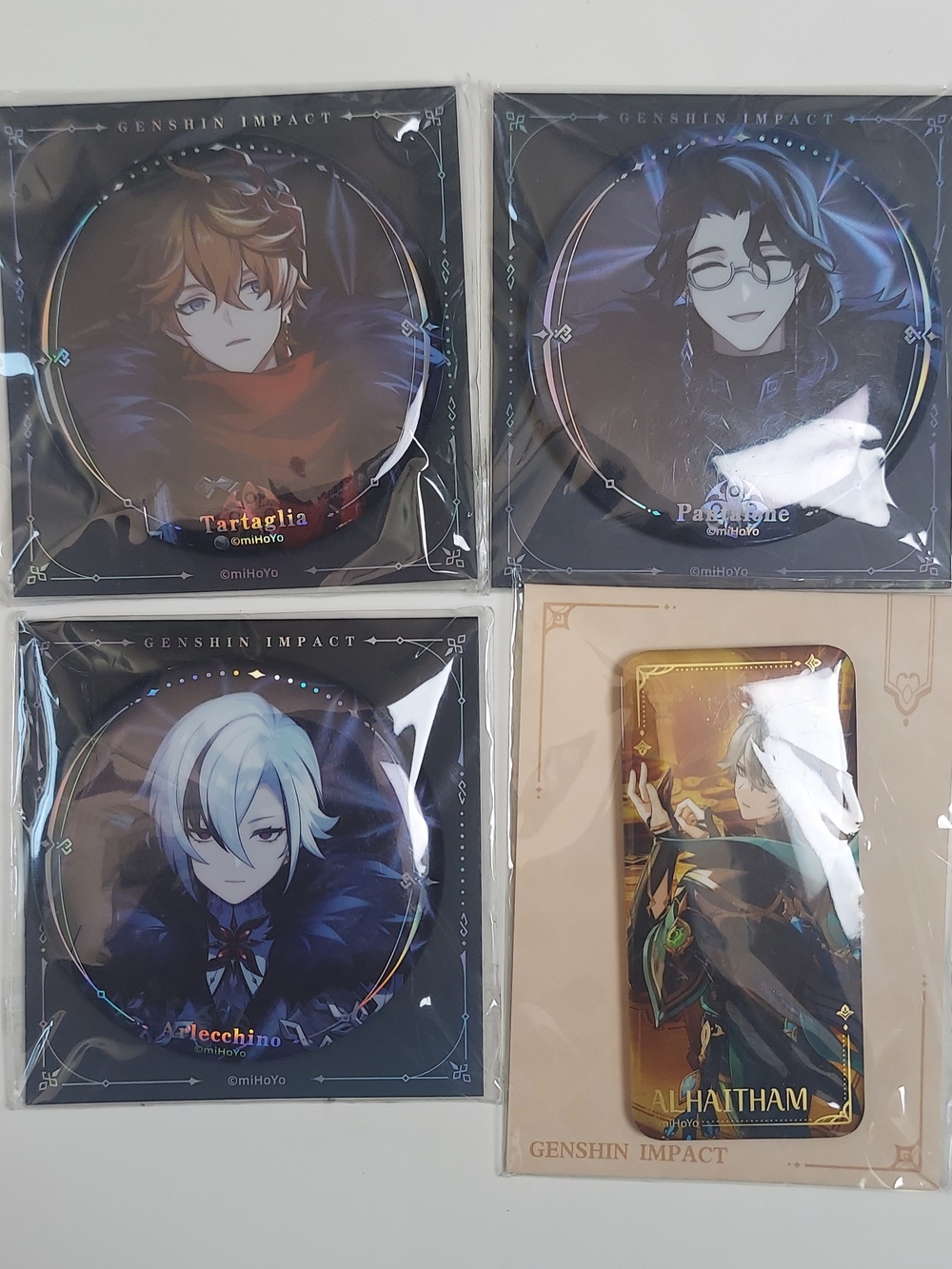 Genshin Impact Pin Set Of 4